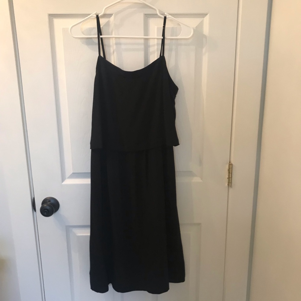 Madewell silk layered cami dress in size 4
